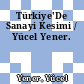 Türkiye'De Sanayi Kesimi / Yücel Yener.